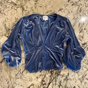 MISA Los Angeles New Year’s Velvet Bodysuit XS